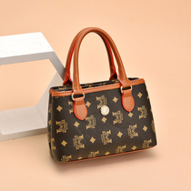 Middle-aged and elderly women's bags hand-held small bags food bags mother's bags grandmother's bags mother's bags umbrella bags leather