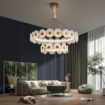 Postmodern minimalist living room chandelier Nordic 2022 new internet-famous light luxury dining chandelier large master bedroom lamp
