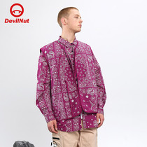 DEVIL NUT Tide brand demon 21 autumn and winter New Men and women casual vest American square towel ATO