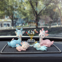 Inside the car Ornament Pendulum car Supplies big All-in-car China console decoration 2021 new net red One road safety deer