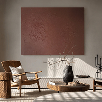 LWD ART original hand-painted) Wabi-sabi extreme poverty style large-scale solid color texture simple modern living room abstract oil painting