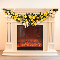 Huachi Christmas Horn Rattan Christmas Ornaments 1 1 3 1 6 m Scene Arrangement Props Window Hanging