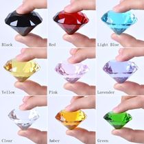 30mm-40mm Diamond 9 color set color gems crystal glass Diamond House children toy birthday gift
