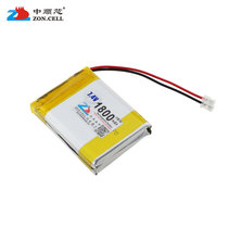 Zhongshun core portable instrument walkie-talkie loudspeaker video recorder polymer lithium battery pack 7 4v 1800mAh