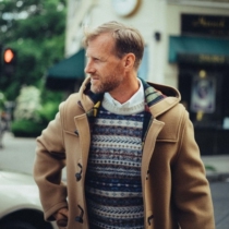 Total Generation Spot British GLOVERALL Wool Coat Horn Buckle Mortis Wool Tine MC3512