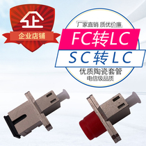  FC-LC fiber optic adapter SC-LC round to small method Lanpan square fiber optic cable coupler docking head communication