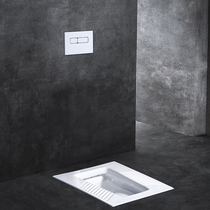 Goebe large size ceramic squat toilet tank set anti-odor squat pit toilet hidden toilet