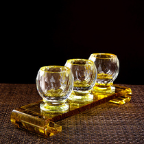 Yuantong Buddhas front crystal water cup for Buddha Cup for Buddha Cup for Buddhas Hall for the holy water Cup