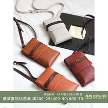 Fashion Genuine Leather Mobile Phone Bag Women Skew Satchel Bag Brief About 100 Hitch Mini Single Shoulder Bag Hit the Crocodile Shoulder Strap