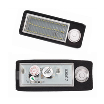 Suitable for Audi A6 C5 4B RS6 license plate light white light 18LED license plate light Audi special lights 2