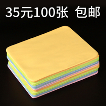 Ultrafine fiber glasses cloth light face not dropping hair custom boutique mobile phone screen cleaning wipe shot print