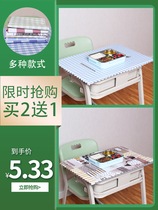 Student desk mat foldable disposable class table mat table mat tablecloth fabric waterproof and oil-proof disposable tablecloth PVC