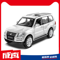 Alloy car model 1:32 Mitsubishi Pajero car sound and light return simulation childrens boys collection toys