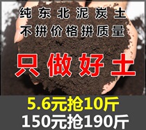 Changbai Mountain flower soil Northeast peat soil nutrient soil fleshy flower soil humus soil black peat soil grass carbon soil