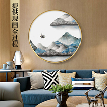 Mousse Weixin Chinese decorative painting Pure hand-painted oil painting Round entrance painting Landscape landscape hanging painting Landscape dependent landscape dependent landscape dependent landscape dependent landscape dependent landscape dependent landscape dependent landscape dependent landscape dependent landscape dependent landscape dependent landscape dependent landscape dependent