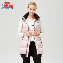 (Broken code clearance) Dragon Lion Dell down vest female autumn winter thick hooded warm waistcoat 234304477