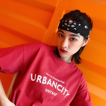 Skull Female Hip Hop Headscarf in Sports Headdress Riding Handle with European and American Personal Bone Screen