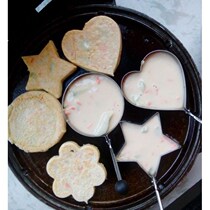 Stainless steel love lunch bento fried egg omelette making egg mold Pancake poached egg mold