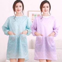 Xia thin hair salon gown overalls hairdressing hairdresser gown hairdressing shop long apron waterproof hair dyeing