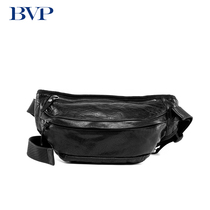 BVP leather mens bag womens bag sports bag casual waist bag 2021 new messenger bag chest bag shoulder bag