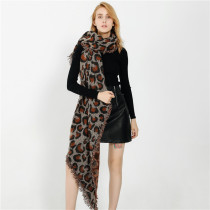 Leopard lace fashion wild cottton scarf women warm w-e-op