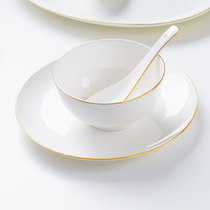 White Phnom Penh dishes dishes dishes dishes combination dishes home Nordic luxury high-end ceramic tableware