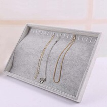 New necklace display tray jewelry storage plate jewelry display box ring bracelet bracelet earrings display plate