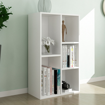 Simple bookshelf shelf simple modern bookcase multi-layer floor storage rack student bookcase creative small cabinet