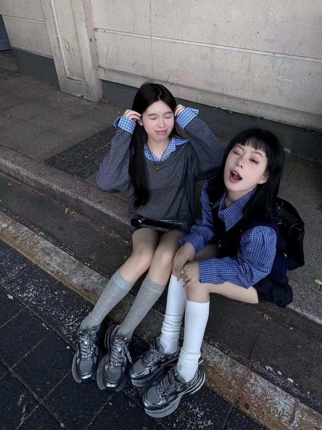 迪丽热巴同款骆驼银月老爹鞋 银色厚底设计拉长比例 增高显瘦不累脚