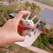 Su Su original crochet fat rabbit crochet hand diy electronic graphic pendant tutorial