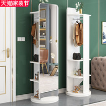 Full-length floor-to-ceiling glass mirror household hangers one full-length mirror rotation landing mirror dressing mirror