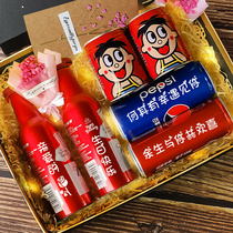 Husband Birthday Gift Private Custom Coke Pop Can Diy Lettering Boy Surprise Romantic Boyfriend