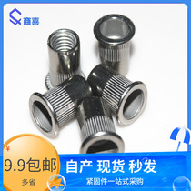 304 Stainless steel flat head rivet nut countersunk head rivet nut M3 4 5 6 8 10 12