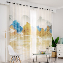 2021 popular new blackout curtain simple European modern Nordic simple light luxury new Chinese living room atmospheric bedroom