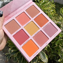 Blush eyeshadow High-gloss one-piece plate Nine-color sun red plate Natural naked makeup repair plate Li Jiaqi student parity