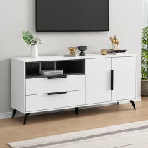 TV cabinet modern minimalist white locker small apartment storage living room porch cabinet bedroom wall TV cabinet