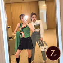 LIN CHAO ZHANG fashion suit womens top two sets of spinning wool retro small fragrant polo shirt vest