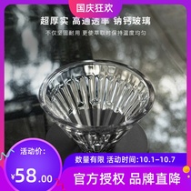 Tymo glass ice pupil hand-brewed coffee drip filter Cup household coffee maker coffee set filter