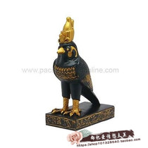 Egyptian mythological figures ornaments Crafts Miniature god Horus bird eagle statue Home decorations