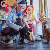 King Pesticide COS Conserved Small Red Cap Big Joe Great Grey Wolf Sunzer Cat Dog Diary COSPLAY clothes wig suit