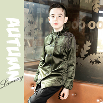 Leven Jubilee 2022 boy CUHK youngster Inron retro pure colours Spring and autumn cotton polyester moderate to coat juvenile