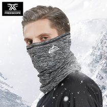 Flying dust outdoor autumn and winter velvet warm neck cover windproof neck elastic collar drawstring riding mask Magic bandana