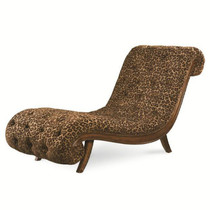 JSM American pastoral modern solid wood fabric recliner high-end balcony rear comfortable leisure chair BAO WEN single chair