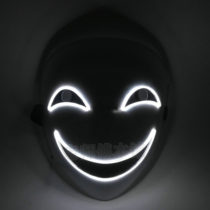 Cute smile mask to blame horror Makeup Prom Party Props Shake the fast hand Luminous face mask cos
