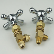 Commercial methanol cooker accessories Small Cross Oil Valve Alcohol-based Fuel Bio oil eco-friendly Oil Special full copper