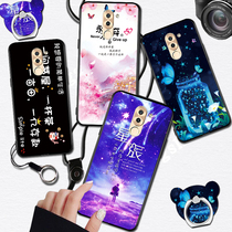 Huawei honor play 6x mobile phone case blnal10 silicone AL1O cartoon Huawei soft shell tl10 mobile phone case honor6x literary bln one al10 soft rubber