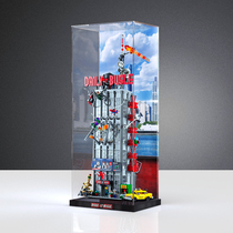 Acrylic dust cover for Lego 76178 horn daily display box Spider Man transparent cover storage box