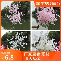 Wenxin orchid simulation flower small floral wedding scene ceiling floral stage layout window flower arrangement