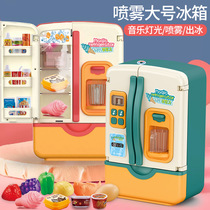 Childrens Day spray refrigerator toy simulation big number double door girl male 61 gift baby puzzle toy