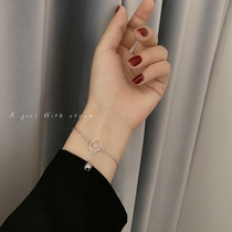 Han Edition Brief About 100 Hitch Cute Kitty Bell Hand Chain Women Ins Small Crowddesign Students Bestie Hand Ring Ornament Tide